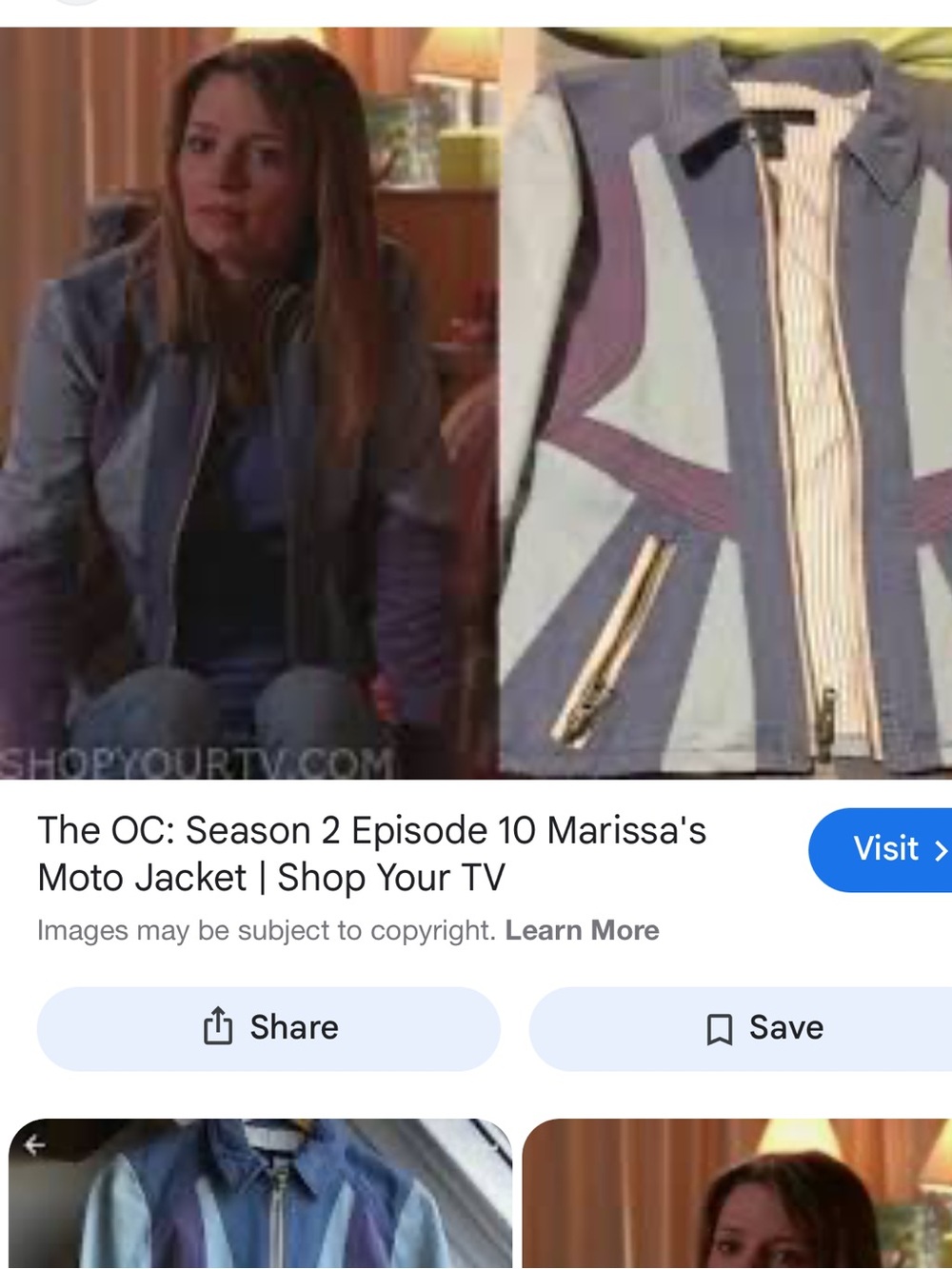 Marc Jacobs THE OC Y2K motorcycle moto jacket S XS - Picture 5 of 5